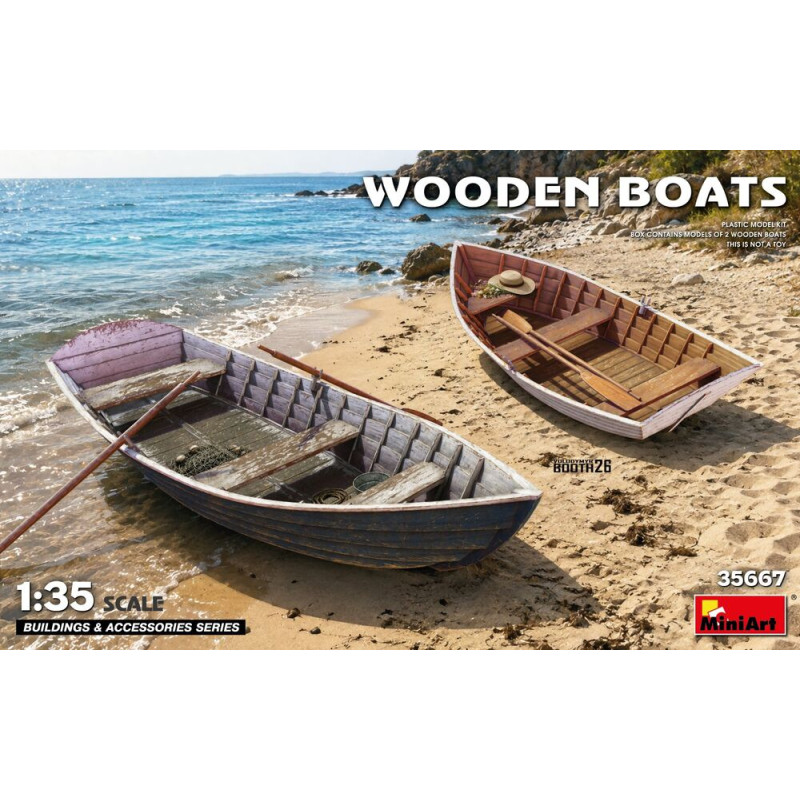 Barques en bois - 1/35 - MINIART 35667