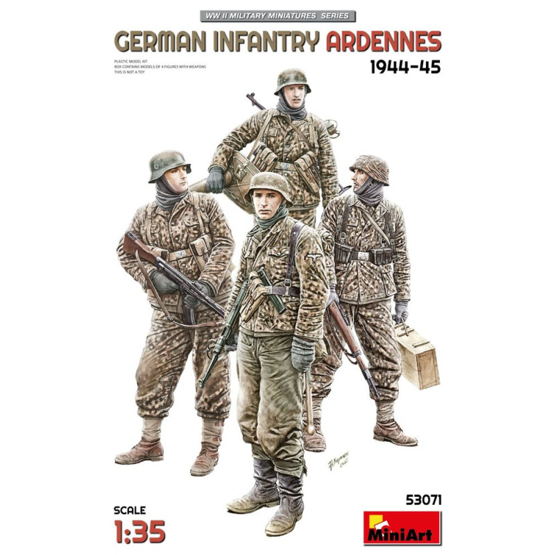 Infanterie allemande Ardennes 1944-45 - 1/35 - MINIART 53071
