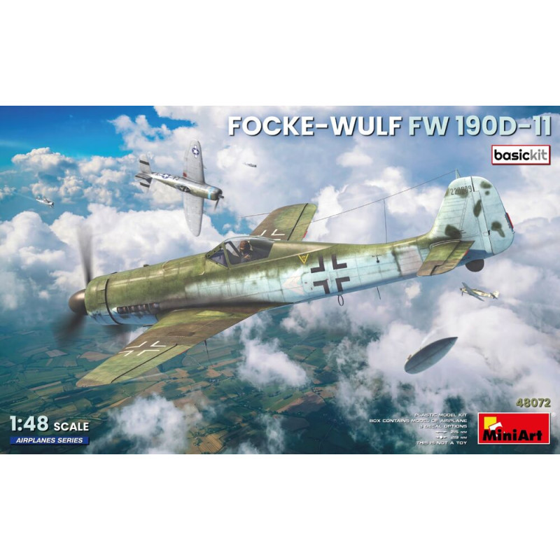 Focke-Wulf Fw 190D-11. Kit de base - 1/48 - MINIART 48072