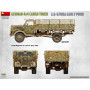 Camion cargo allemand 3t 4x4 3.6-6700A Première production - 1/35 - MINIART 35199