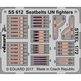 Ceintures de sécurité pour chasseurs de la Marine impériale japonaise - 1/72 - EDUARD SS612