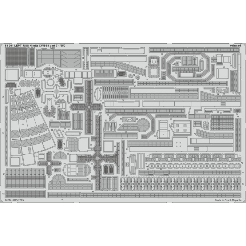 USS Nimitz CVN-68 PARTIE II Trumpeter - 1/350 - EDUARD BIG5370