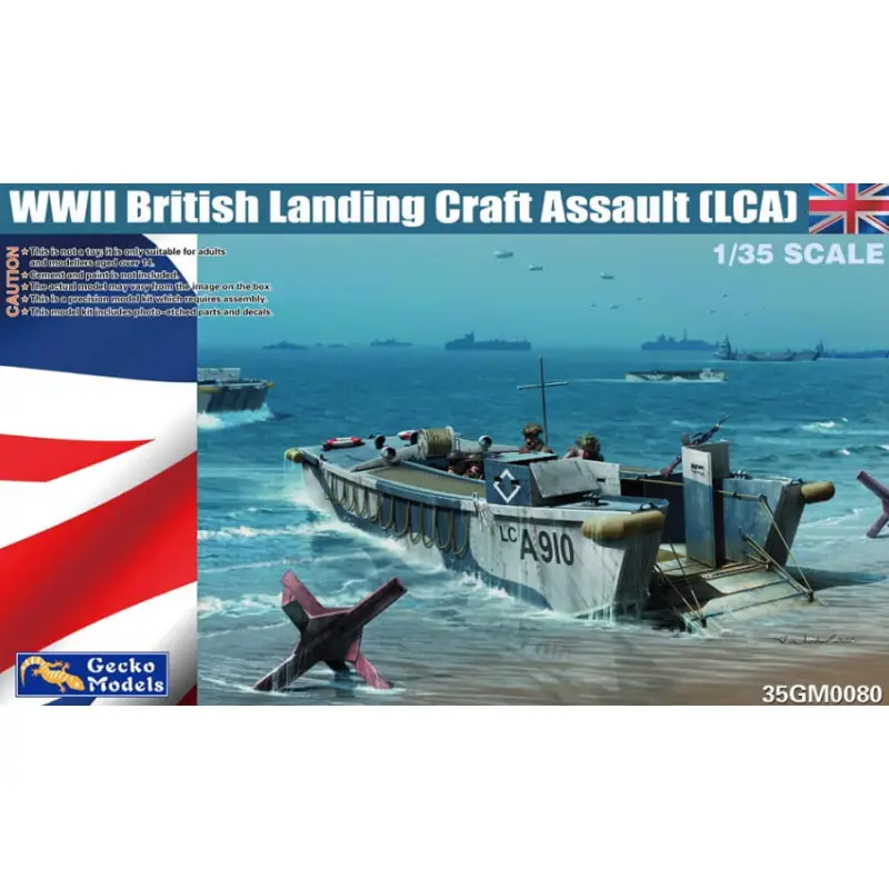 Péniche d'assaut britannique WWII [LCA] - 1/35 - GECKO MODELS 35GM0080