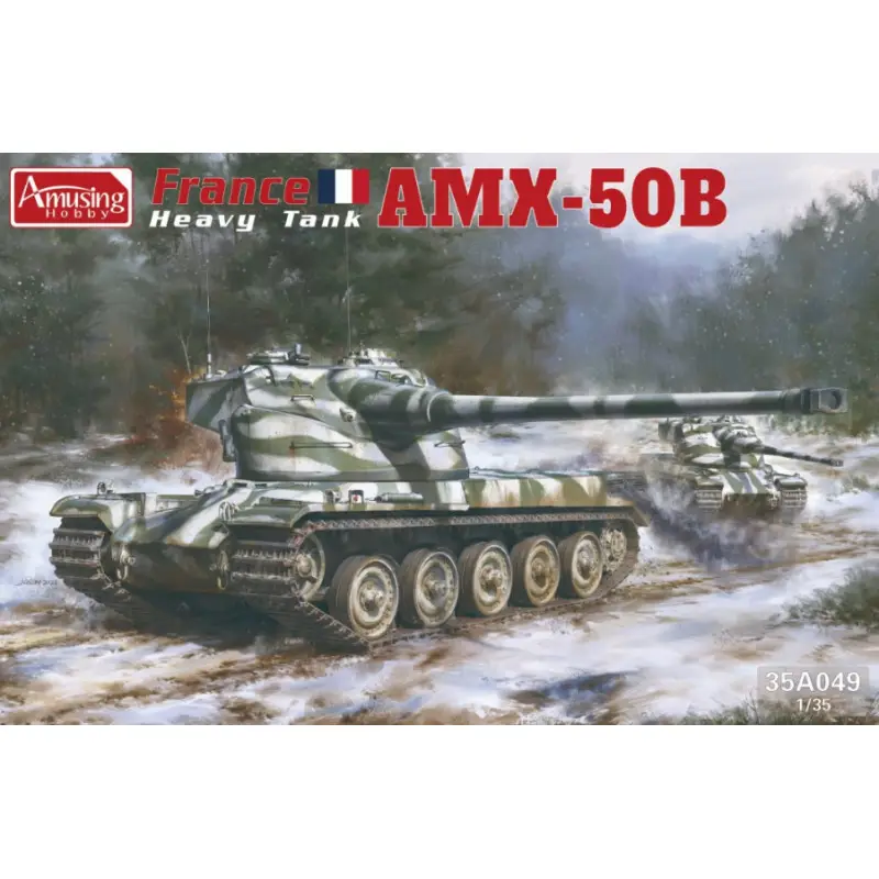 Char lourd français AMX-50B - échelle 1/35 - AMUSING HOBBY 35A049