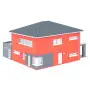 Maison moderne - HO 1/87 - FALLER 130743