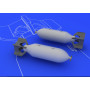 US 500lb bombs (2 pcs) - 1/48 - EDUARD 648081