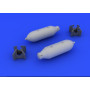 US 500lb bombs (2 pcs) - 1/48 - EDUARD 648081