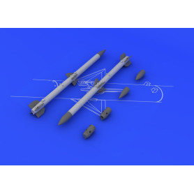 AIM-120C AMRAAM - 1/48 - EDUARD 648087