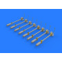 Projectiles de roquettes britanniques RP-3 60lb SAP - 1/48 - EDUARD 648394