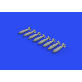 Bombes britanniques à chute libre de 1000 lb - 1/72 - EDUARD 672276