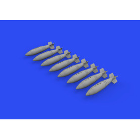 Bombes britanniques à retardement de 1000 lb, fusée W-960 - 1/72 - EDUARD 672278