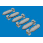 US 500lb bombs PRINT - 1/72 - EDUARD 672394