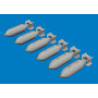 US 500lb bombs PRINT - 1/72 - EDUARD 672394
