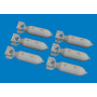 US 500lb bombs PRINT - 1/72 - EDUARD 672394