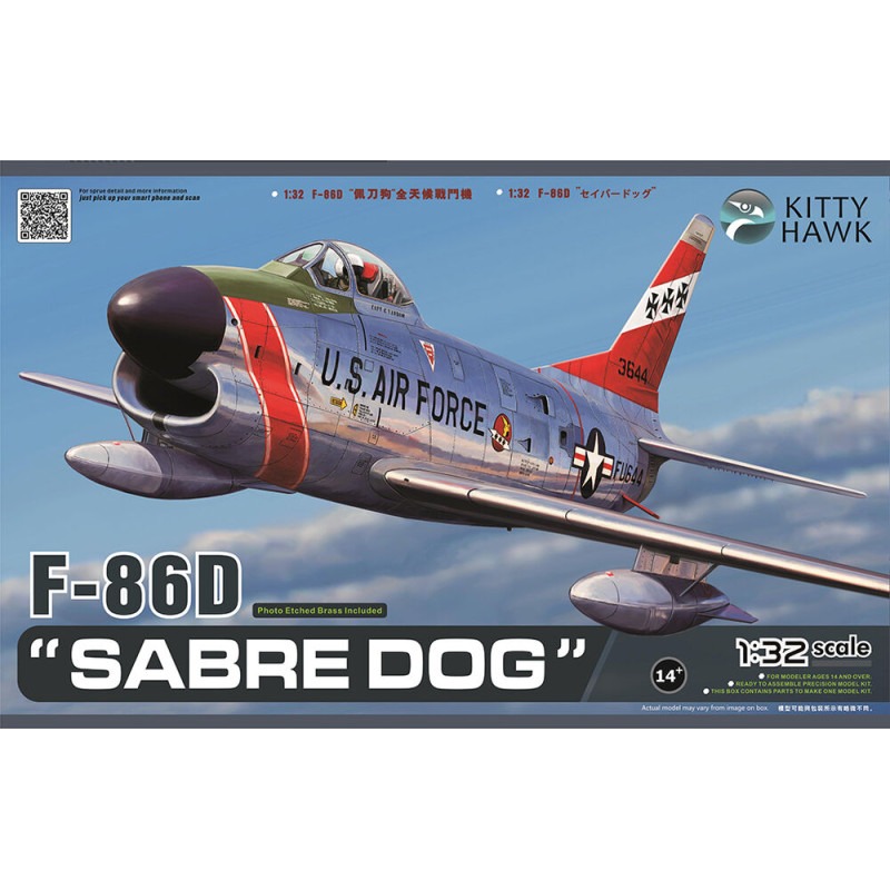 F-86D Sabre Dog - 1/32 - KITTY HAWK KH32007