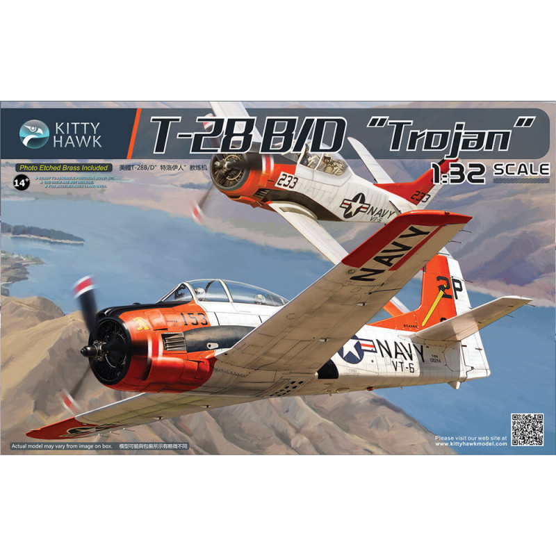 T-28B/D Trojan - 1/32 - KITTY HAWK KH32014