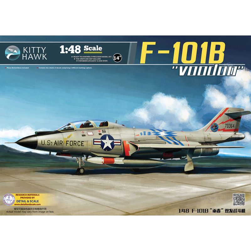 F-101B/RF-101B Voodoo - 1/48 - KITTY HAWK KH80114