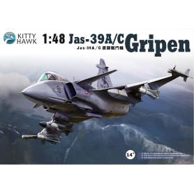 Jas-39A/C Gripen - 1/48 - KITTY HAWK KH80117