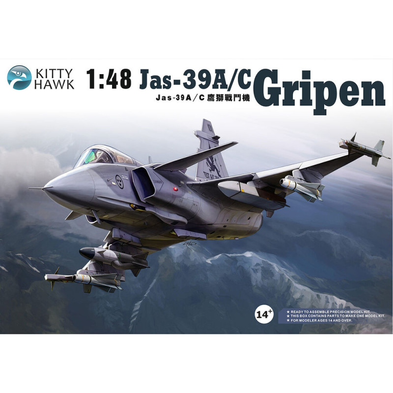 Jas-39A/C Gripen - 1/48 - KITTY HAWK KH80117
