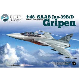 Jas-39B/D Gripen - 1/48 - KITTY HAWK KH80118