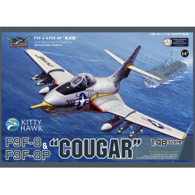 F9F-8/F9F-8P Cougar (2 in 1) - 1/48 - KITTY HAWK KH80127