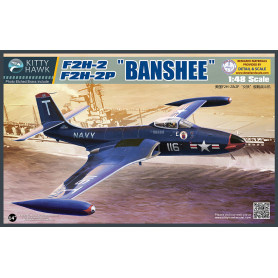 F2H-2/F2H-2P Banshee - 1/48 - KITTY HAWK KH80131
