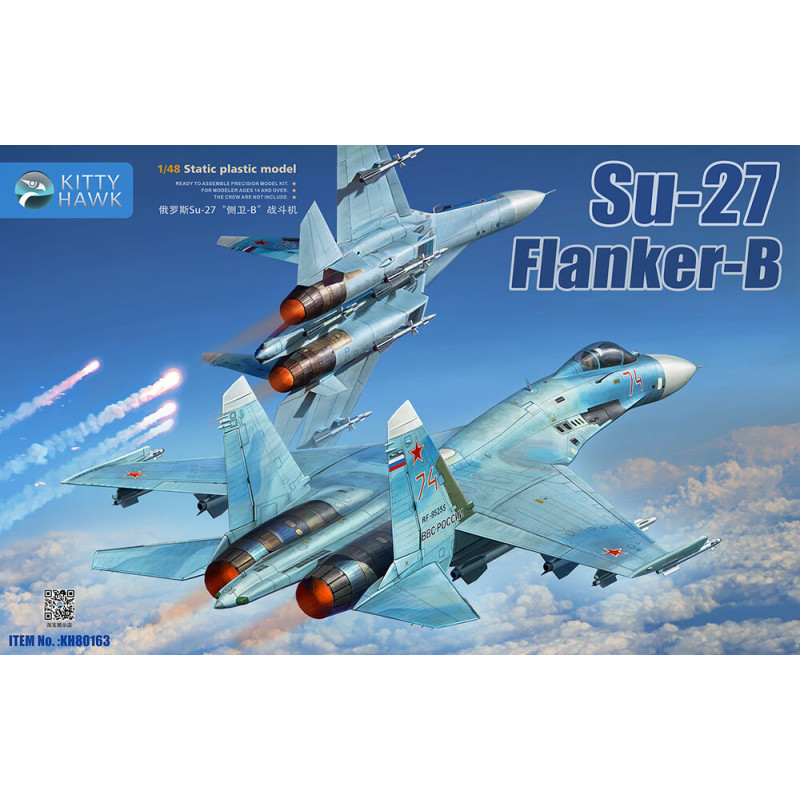 Su-27 Flanker-B - 1/48 - KITTY HAWK KH80163