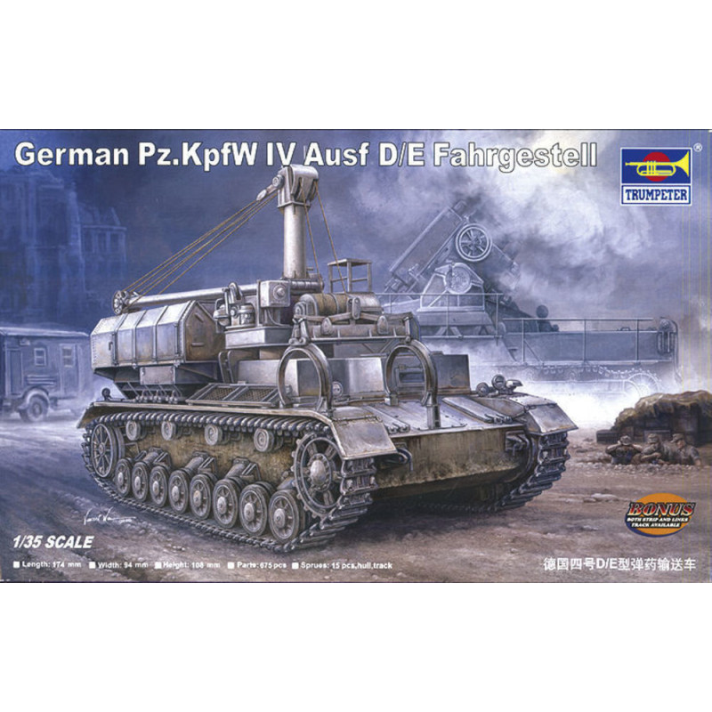 Pz.Kpfw IV Ausf allemand. Châssis D/E - 1/35 - TRUMPETER 00362