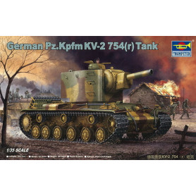 Char d'assaut allemand Pz.Kpfwg. KV-2 754 - 1/35 - TRUMPETER 00367