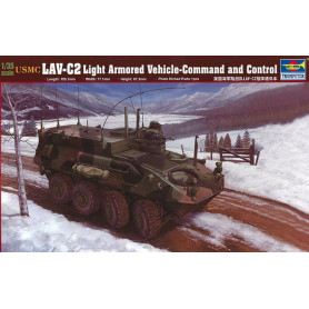 Véhicule de commandement et de contrôle LAV-C2 de l'USMC - 1/35 - TRUMPETER 00371
