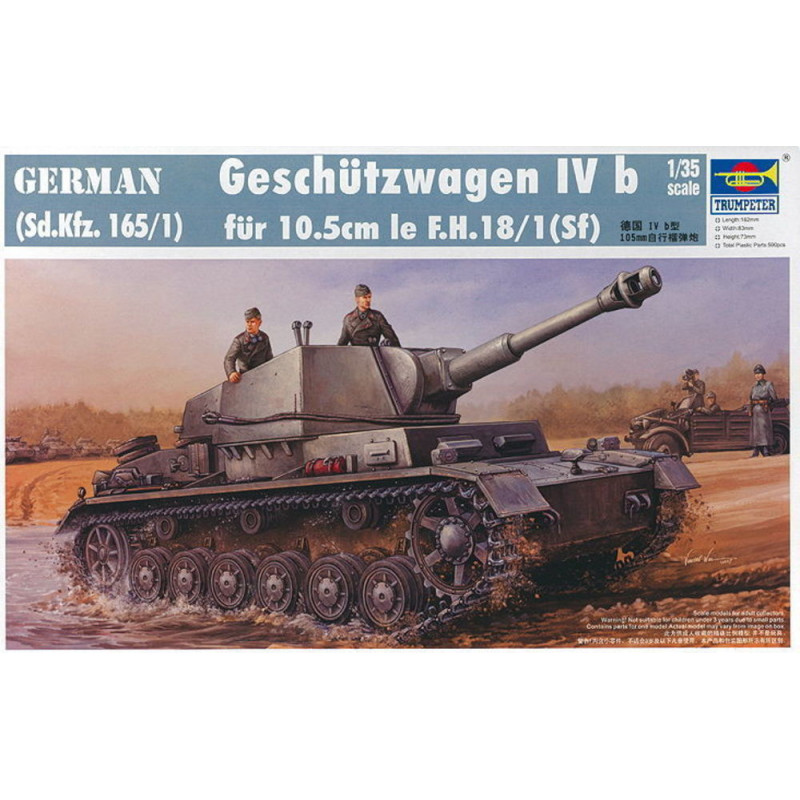 Canon automoteur Ivb 10,5 cm - 1/35 - TRUMPETER 00374