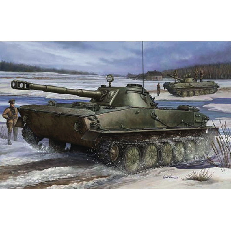 Char amphibie léger PT-76 - Échelle 1/35 - TRUMPETER 00380