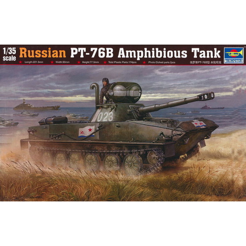 Char PT-76B russe - 1/35 - TRUMPETER 00381