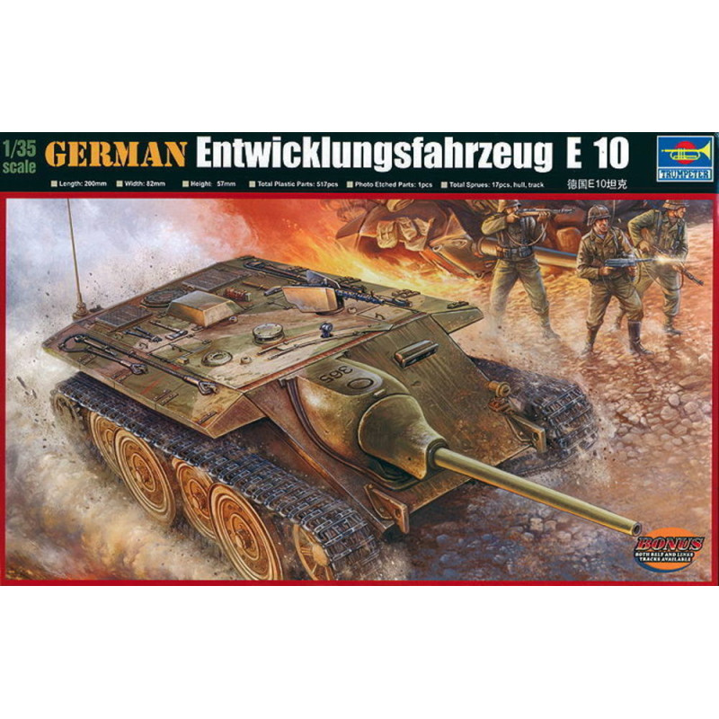 Char allemand E-10 - 1/35 - TRUMPETER 00385