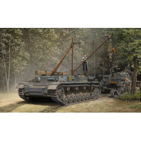 Véhicule de dépannage allemand Bergepanzer IV - 1/35 - TRUMPETER 00389