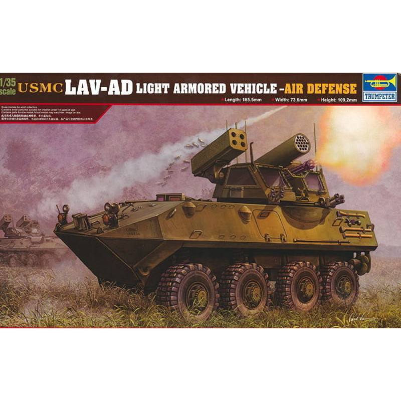 Défense aérienne LAV-AD de l'USMC - 1/35 - TRUMPETER 00393