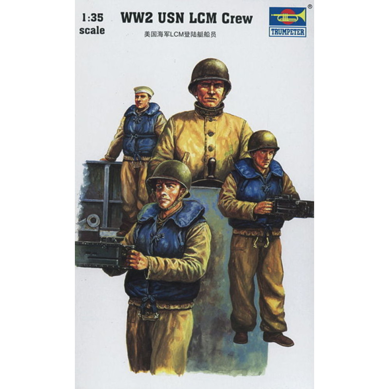 Équipage de LCM de l'US Navy - 1/35 - TRUMPETER 00408