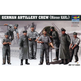 Équipe d'artillerie allemande pour mortier Karl - 1/35 - TRUMPETER 00409