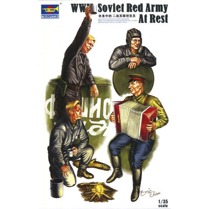 Soldat soviétique en char d'assaut WWII - 1/35 - TRUMPETER 00413