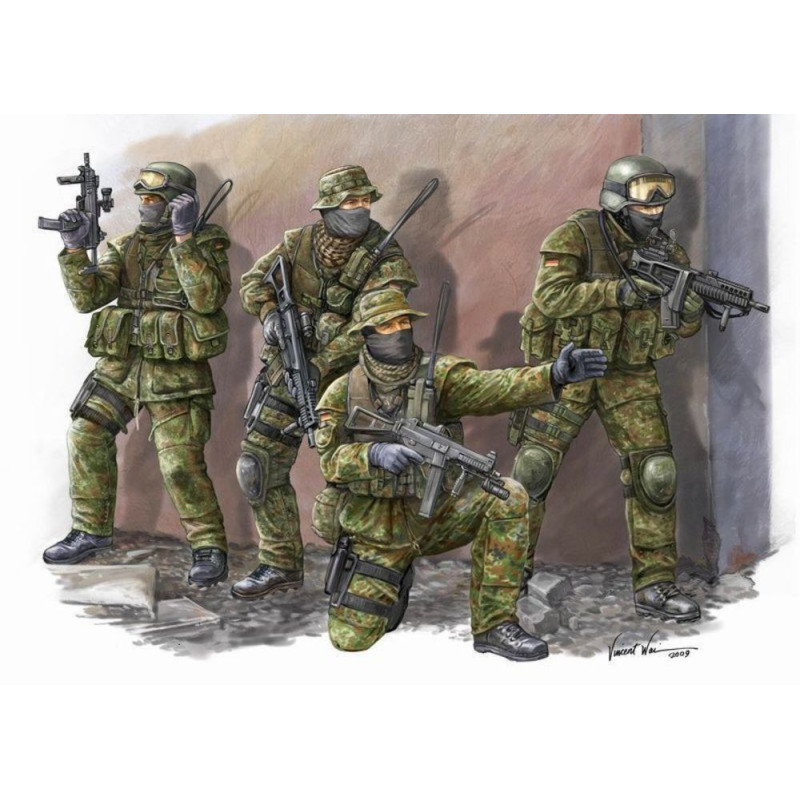 Commandos KSK allemands modernes - 1/35 - TRUMPETER 00422