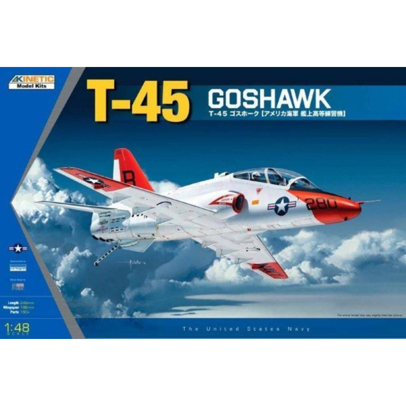 Avion d'entraînement de la Marine T-45A/C Goshawk - 1/48 - KINETIC K48038