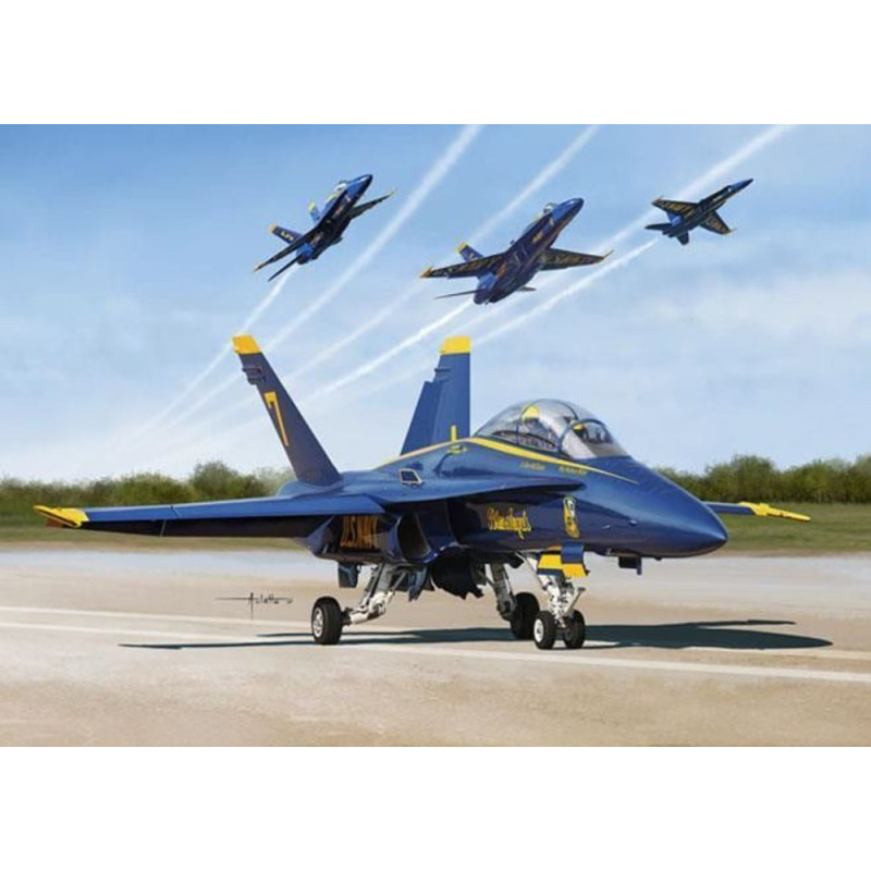 USN BLUE ANGLE 2017 F/A-18A/B/C/D - 1/48 - KINETIC K48073