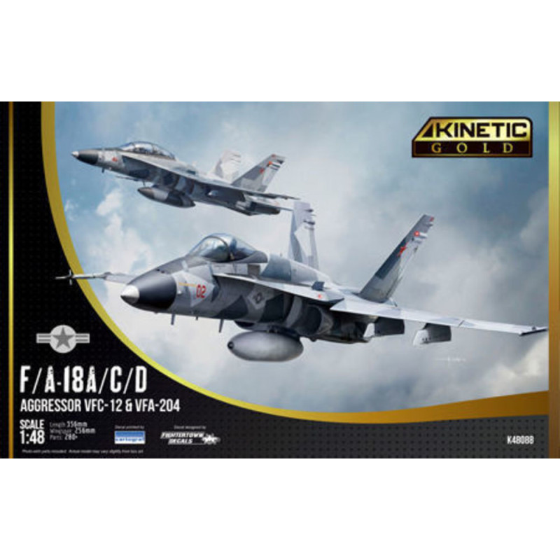 F/A-18A/D AGRESSOR - 1/48 - KINETIC K48088