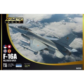 F-16A MLU Block 20 -Gold S - 1/48 - KINETIC K48100