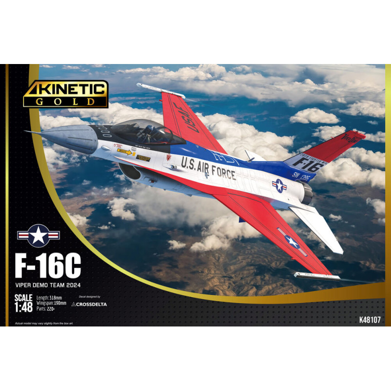 F-16C USAF VIPER DEMO, 2024 - 1/48 - KINETIC K48107