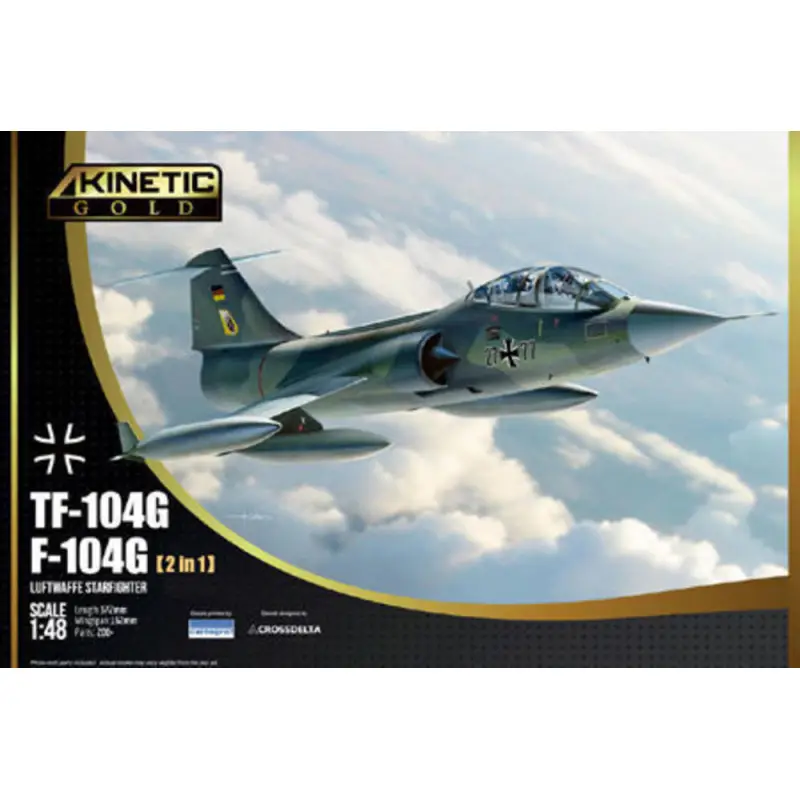 TF-104G GERMAN AIRFORCE - 1/48 - KINETIC K48089
