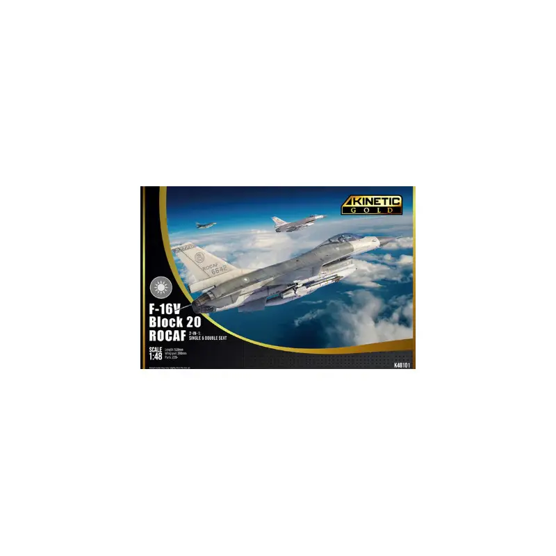 F-16V BLK 20 (TAIWAN) - 1/48 - KINETIC K48101