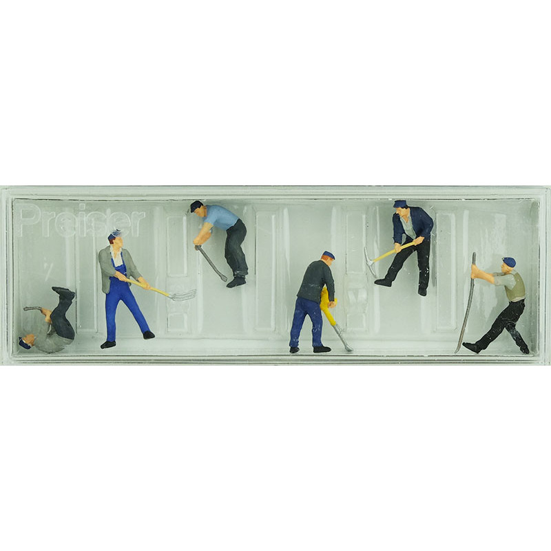Cheminots poseurs de voie - HO 1/87 - PREISER 10418