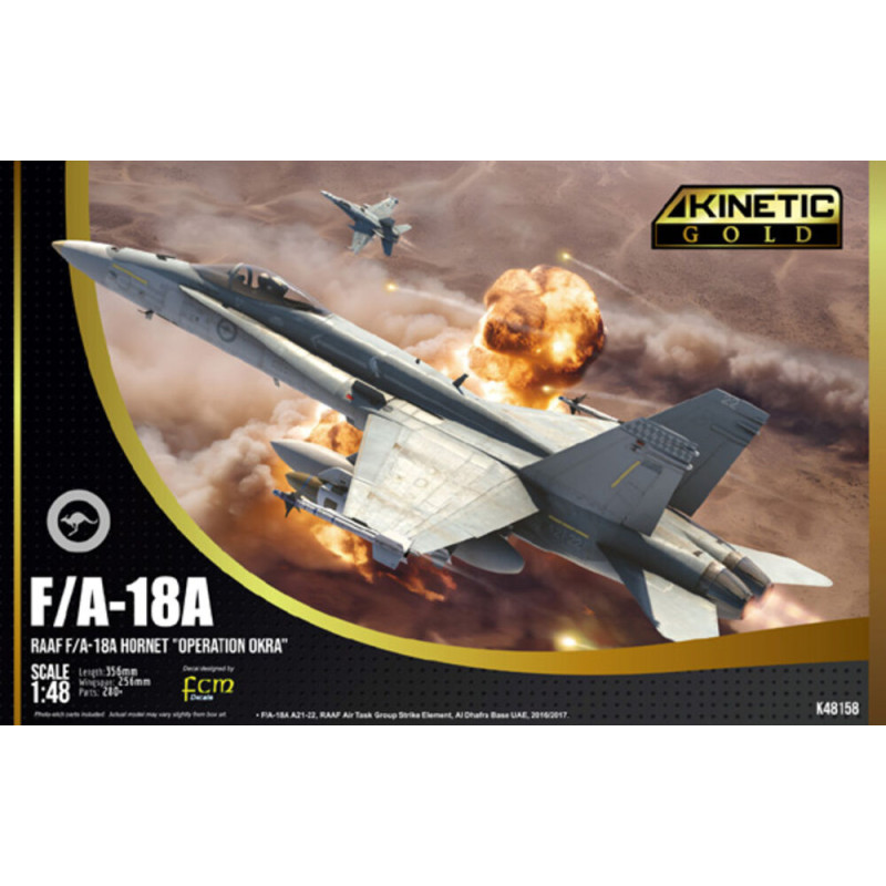 RAAF F-18A HORNET OPERATION OKRA - 1/48 - KINETIC K48158