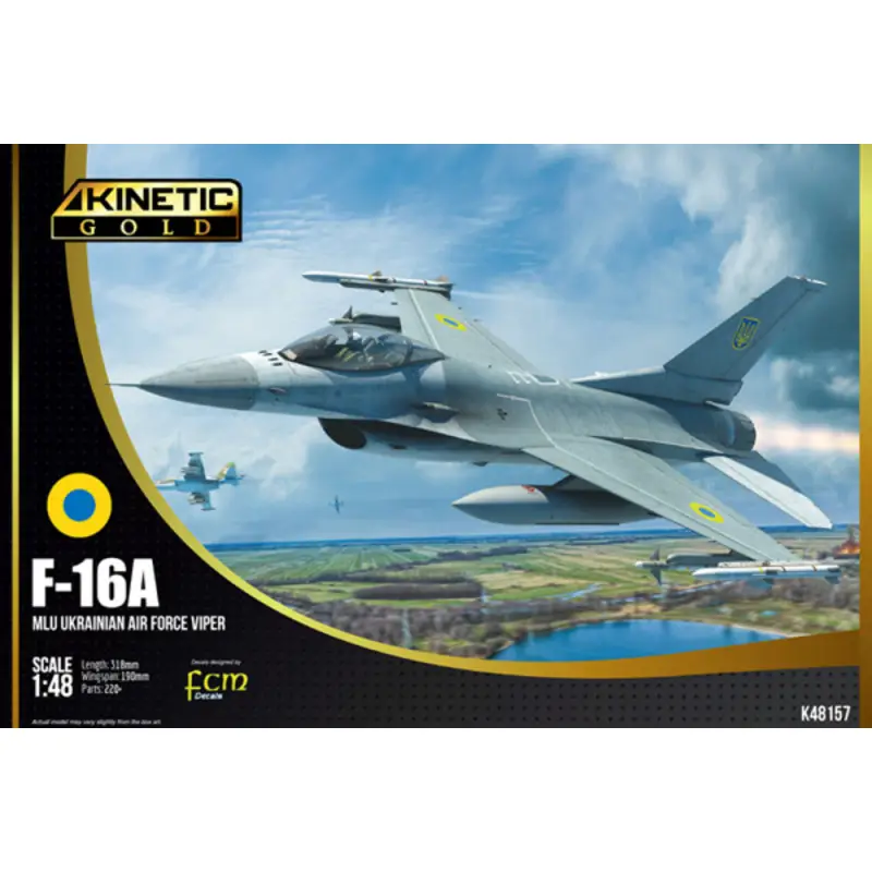 F-16A Ukraine AF (with PIDS) - 1/48 - KINETIC K48157